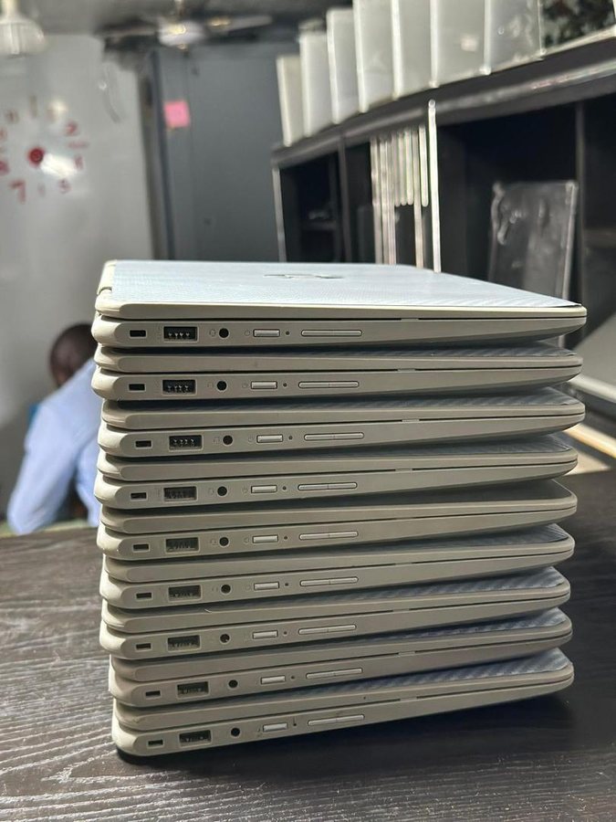 Laptops ready for sale and setup at Luminoux Technologies