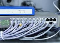 Network switch and structured cabling installed by Luminoux Technologies